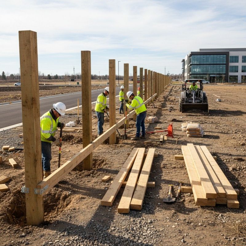 Wood Fence Installation